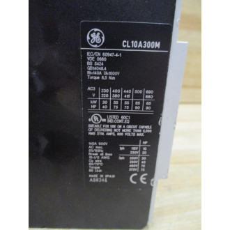 General Electric CL10A300M Contactor Coil LB4AU - Used