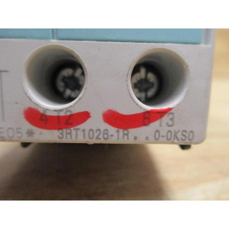 Siemens 31RT1026-1R B40-0KS0 Contactor 31RT10261RB400KS0 - Used