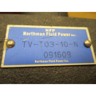 Northman TV-T03-10-N Valve TVT0310N - New No Box