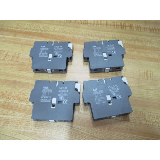 ABB CAL5-11 Auxiliary Contact CAL511 (Pack of 4) - Used
