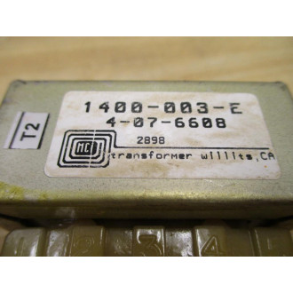 MCI 4-07-6608 Transformer 1400-003-E - Used