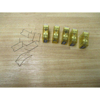 IDEC RY2S-U AC24V Relay  RY2S-U-24V AC W Bracket (Pack of 5) - Used