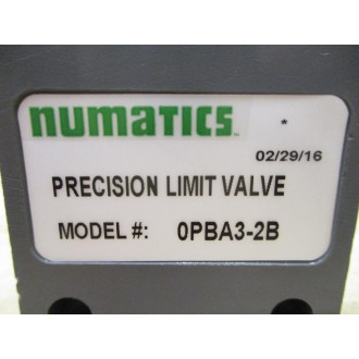Numatics 0PBA3-2B Limit Valve OPBA3-2B 0PBA32B