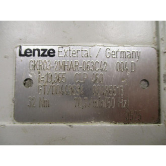 Lenze GKR03-2MHAR-063C42 Gear Box GKR032MHAR063C42 - Used
