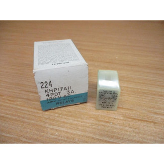 Potter & Brumfield KHP-17A11-120V AC Relay KHP-17A11-120VAC