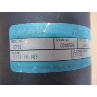 Electro Craft 0703-38-083 Servo Motor E703 - Used