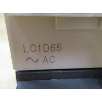 Schneider Electric LC1D65F7 Contactor WO Front Cover - Used
