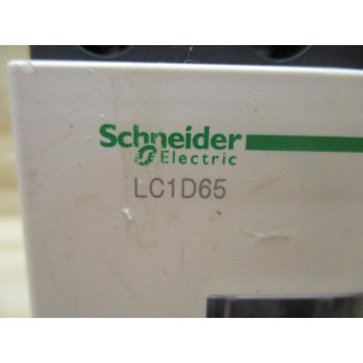 Schneider Electric LC1D65F7 Contactor - Used