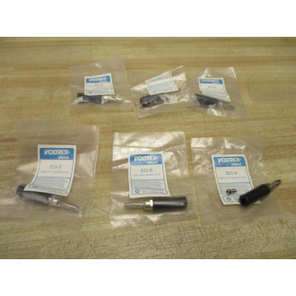 Voltrex 853-B Banana Plug 853B (Pack of 6)
