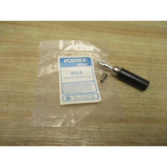 Voltrex 853-B Banana Plug 853B (Pack of 6)