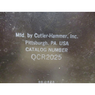 Cutler HammerEaton QCR2025 Westinghouse Quicklag 25 AMP Circuit Breaker - Used