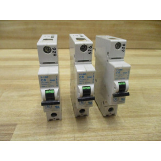 General Electric V07106 V-Line 6 Amp Circuit Breaker GE (Pack of 3) - Used