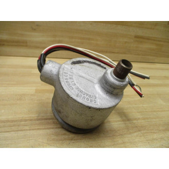 Crouse & Hinds GUAB16 12" Conduit Outlet Box W Fitting & Wires - Used