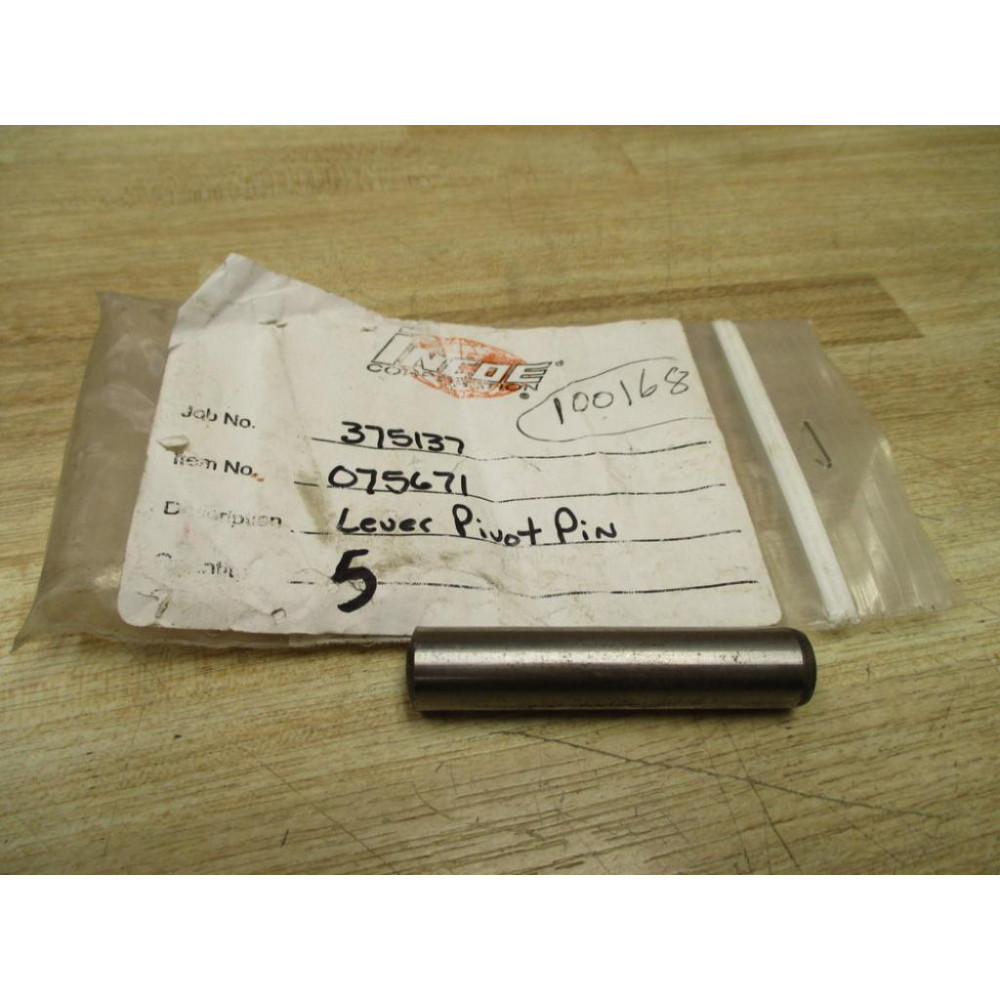 Incoe 075671 Lever Pivot Pin 12mm OD x 60mm Length (Pack of 5)