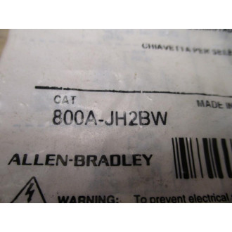 Allen Bradley 800A-JH2BW Selector Switch 800AJH2BW Allen Bradley 800A-JH2BW Selector Switch 800AJH2BW