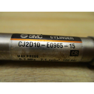 SMC CJ2D10-E0965-15 Air Cylinder CJ2D10E096515 (Pack of 2) - Used