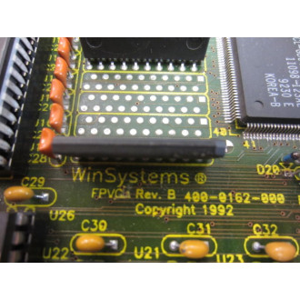 WinSystems 400-0162-000 FPVGA Card 4000162000 4 Board As Is - Parts Only