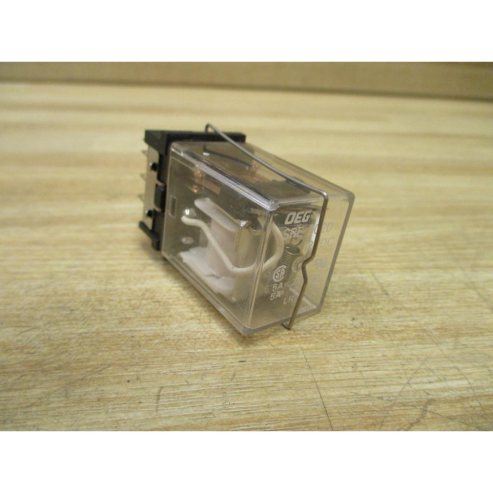 OEG SRE-202D-12V DC Relay SRE-202D-12VDC W Wire Bracket - New No Box