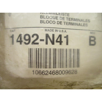 Allen Bradley 1492-N41 Terminal Marking Cards 1492N41 (Pack of 50)