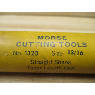 Morse Cutting Tools 1320 Taper Length Drill Size: 1316"