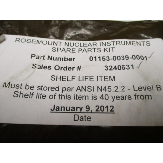 Rosemount 01153-0039-0001 O-Ring  0115300390001 (Pack of 15)