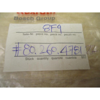 Rexroth Bosch 80.260.4781 Seal Kit 8F9  802604781