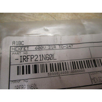 Hexfet IRFP21N60L Power MOSFET (Pack of 10)