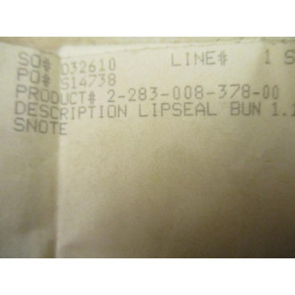 Viking Pump 2-283-008-378-00 Lip Seal 228300837800 - New No Box