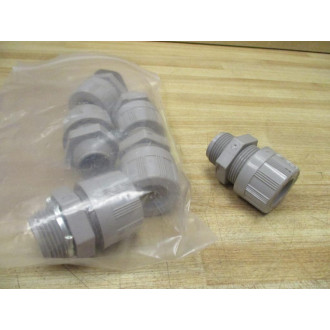 Woodhead 34-F3 Straight Cord Connector F3 (Pack of 6) - Used