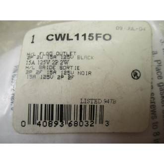 Cooper CWL115FO Flanged Outlet