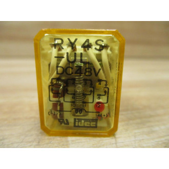 IDEC RY4S-UL-DC48V Relay RY4S-UL-48VDC 3A (Pack of 2) - New No Box