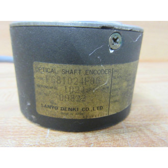 Sanyo Denki FG81024F06 Optical Shaft Encoder - Used