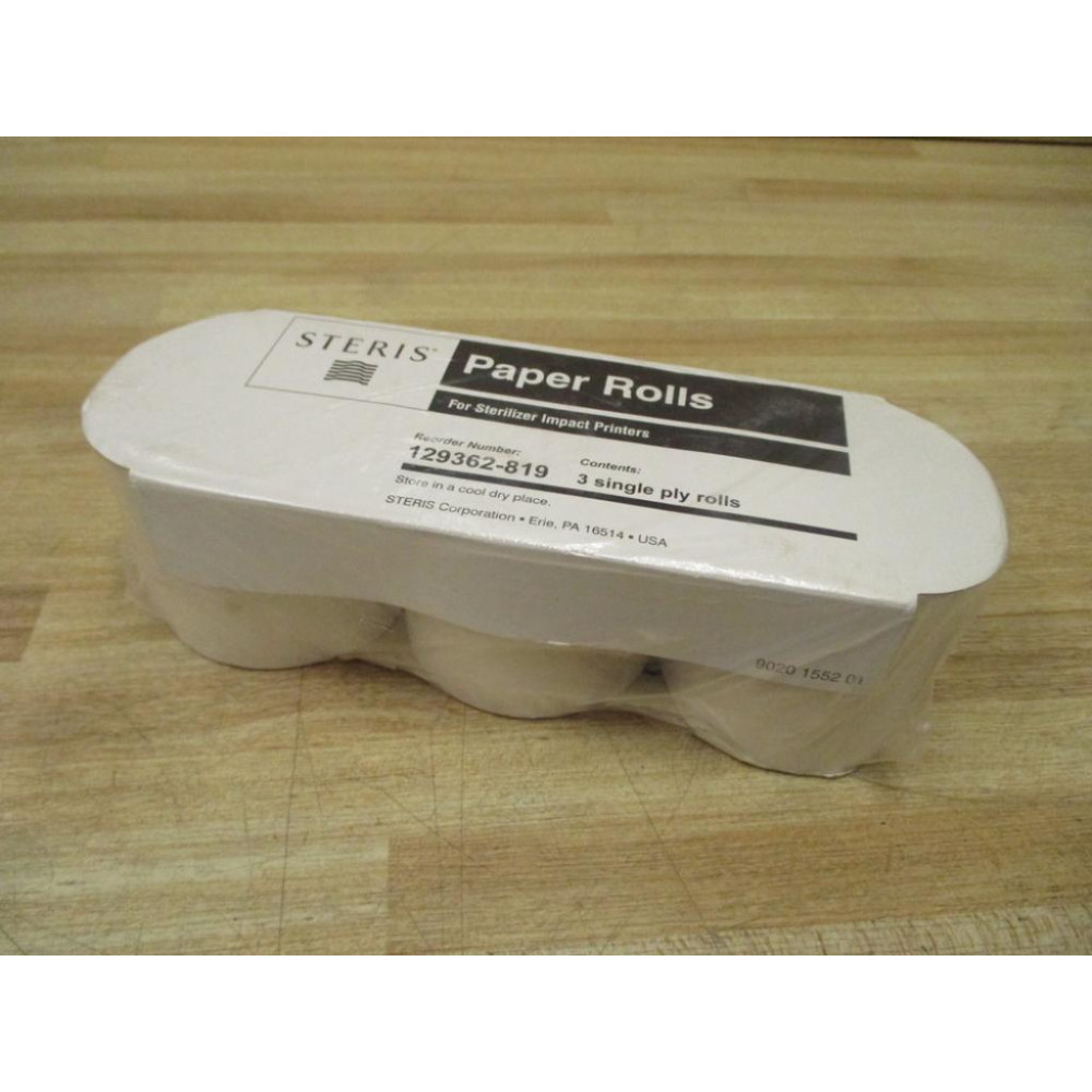 Steris 129362-819 Paper Roll 129362819 (Pack of 3)