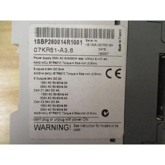 ABB 1SBP260014R1001 Central Unit W CS31 Bus 07KR51 A3.6