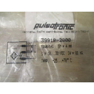 ISSC 9918-2800 Pulsotronic Proximity Sensor 39918-2800