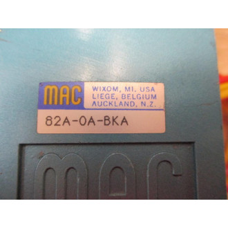 Mac Valves 82A-0A-BKA Manifold Valve Block 82A0ABKA - New No Box