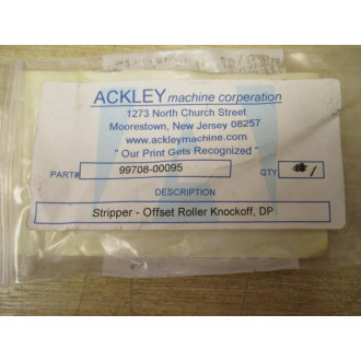Ackley Machine 99708-00095 Stripper 9970800095