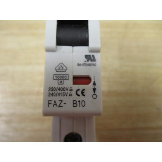 KlocknerMoeller FAZ-B10 10A Circuit Breaker FAZB10 (Pack of 2) - New No Box