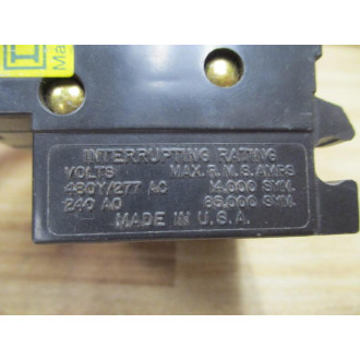 Square D EHB34030HID Miniature Circuit Breaker 99302 Chipped Corner - Used