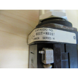 Allen Bradley 800T-NX697 Push Button 800T-NX697R Red - Used