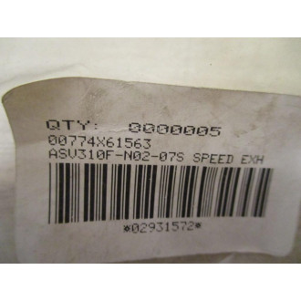 SMC ASV310F-N02-07S Speed Exhaust Control Valve ASV310F (Pack of 2) - New No Box