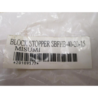 Mitsumi SBFHB-40-20-15 Stopper Block SBFHB402015 (Pack of 2) - New No Box