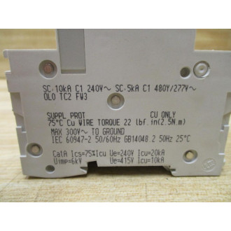 Schneider 24538 Square D 10A Breaker Merlin Gerin MG24538 - Used
