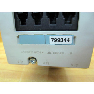 Siemens 3RT1446-6BB46 Contactor 3RT14466BB46 - Used