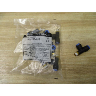 SMC KQY08-01S Run Tee KQY0801S Series GS (Pack of 10)