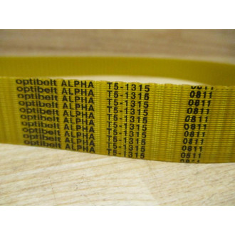 Optibelt T5-1315-25 Alpha Timing Belt T5-1315 Optibelt T5-1315-25 Alpha Timing Belt T5-1315