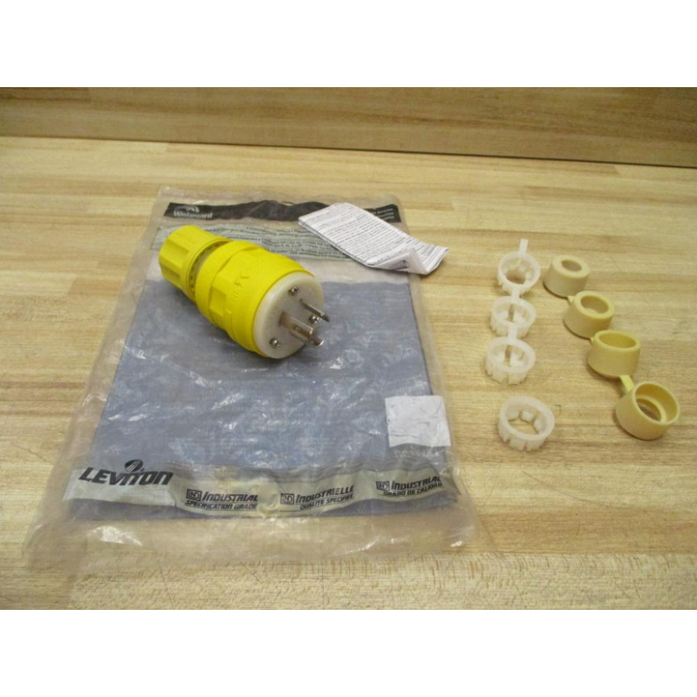 Leviton 161-26W47 Wetguard Watertight Locking Plug 4UFE3