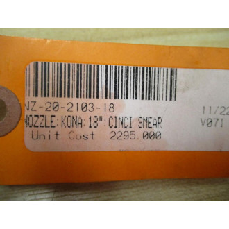 Kona NZ-20-2103-18 Synventive Nozzle 20-2103-18 - New No Box