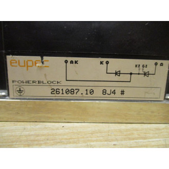 Eupec 261087.10 Power Block 261087.108J4 - Used