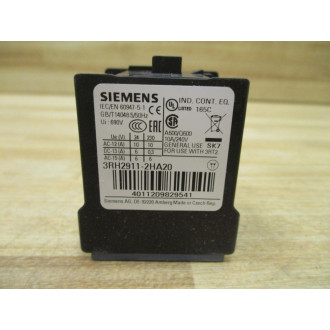 Siemens 3RH2911-2HA20 Auxiliary Switch Block 3RH29112HA20